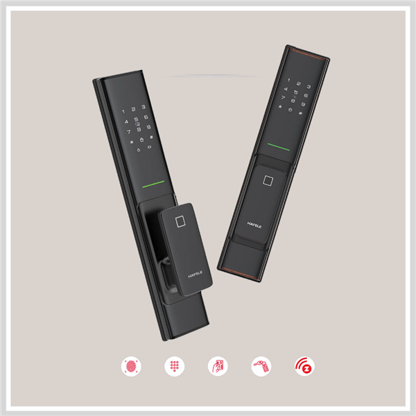 Khóa vân tay Hafele PP8100 912.05.695 (Màu đồng)